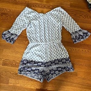 off the shoulder romper